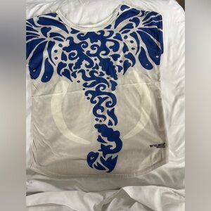 Womens futurino tribal elephant print top